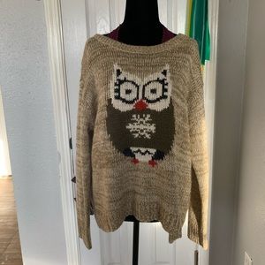 🆑 3/$20🦉Owl Knitted Sweater🦉